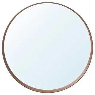 STOCKHOLM mirror, walnut veneer, 80 cm