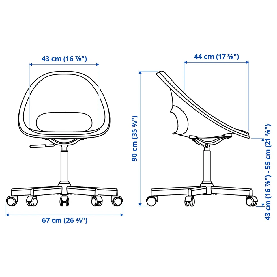 Illustration with measurements for the product: LAGKAPTEN/ELDBERGET.