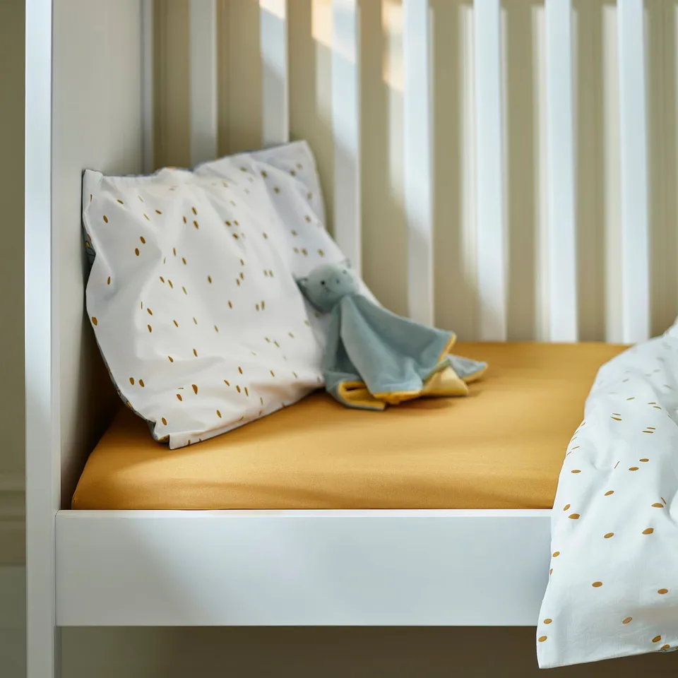 part: GULDVÄVARE fitted sheet for cot