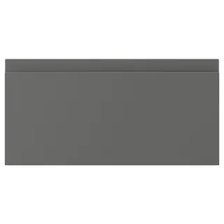 VOXTORP drawer front, dark grey, 40x20 cm