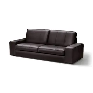 KIVIK 3-seat sofa, Grann/Bomstad dark brown, Depth 95 x Height 83 x Width 227 cm