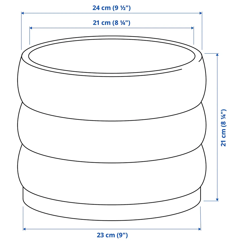 part: HASSELBUKETT plant pot