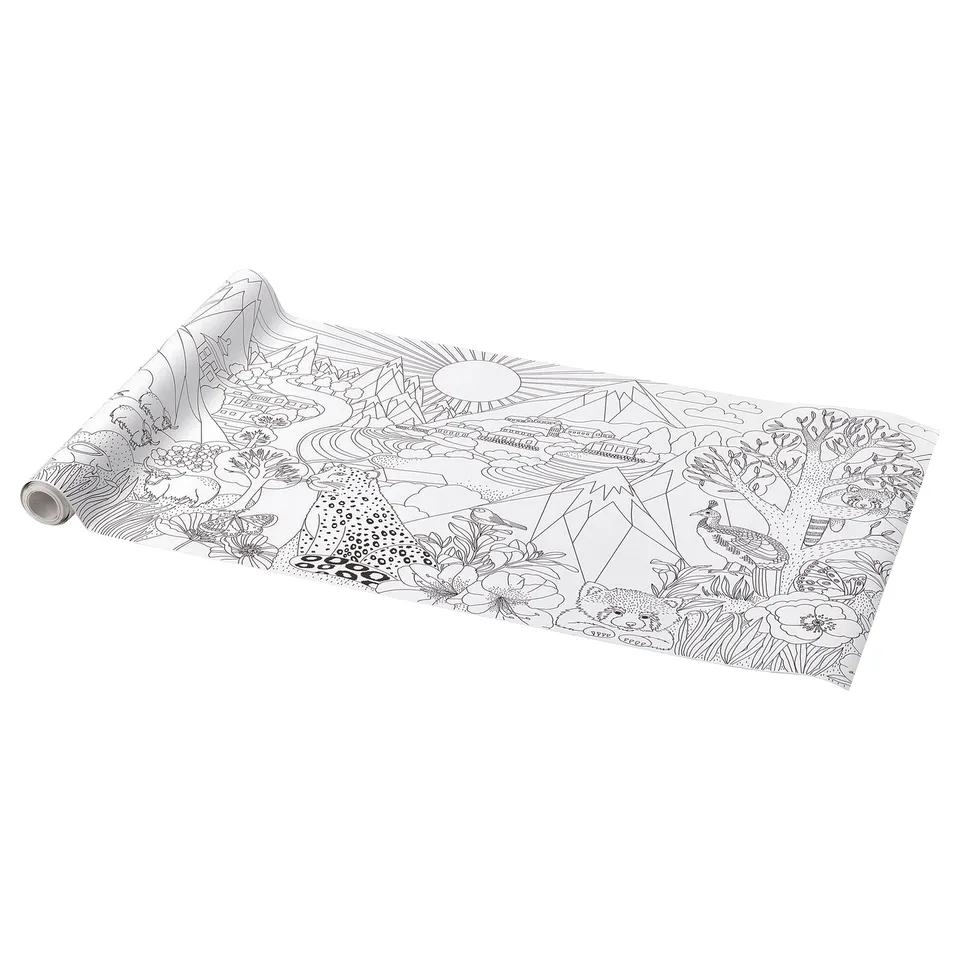 ALPTALL Colouring paper roll, The Himalayas, 8 m