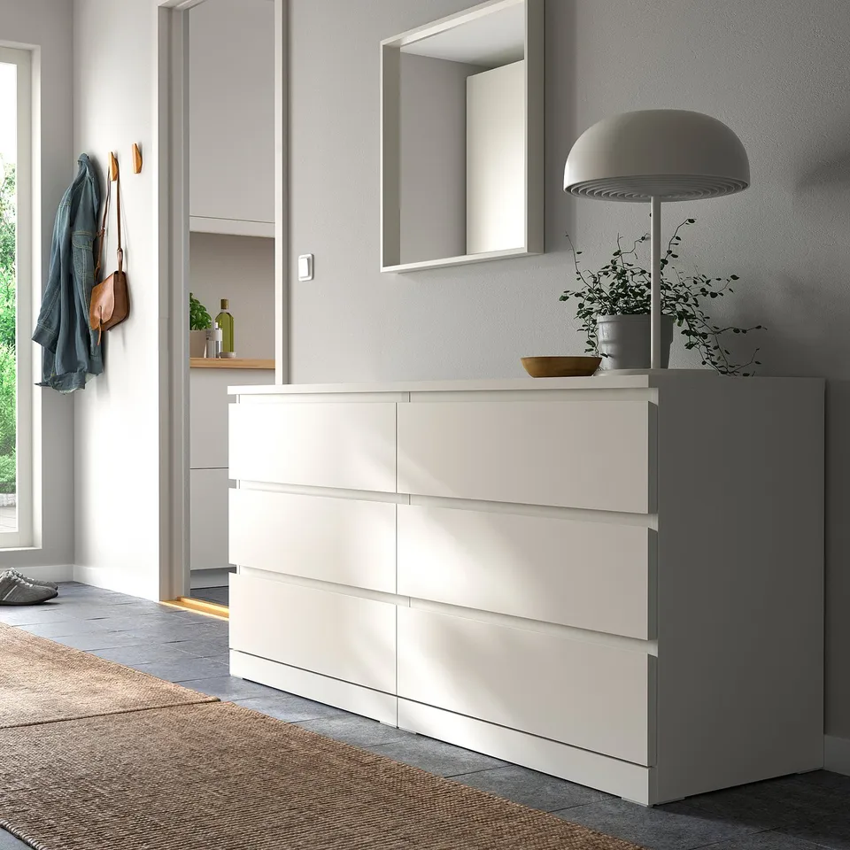 part: MALM chest of 6 drawers
