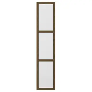 TONSTAD door, brown/stained oak veneer glass, 50x229 cm