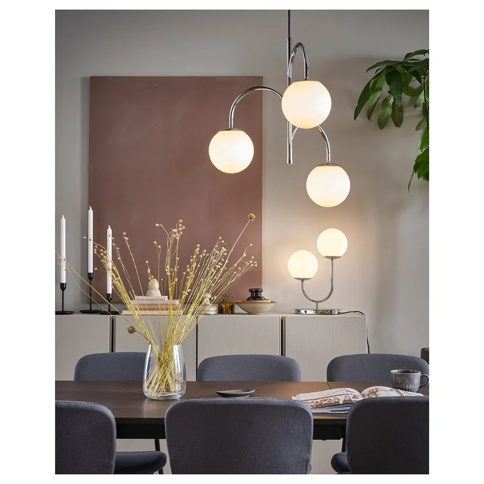 part: SIMRISHAMN pendant lamp, 3-armed