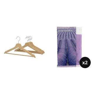 hanger ×5 + potpourri in a bag ×2