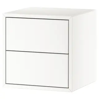 EKET cabinet with 2 drawers, white, 35x35x35 cm