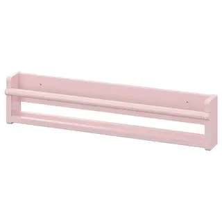 FLISAT wall storage, pale pink, 70x9x16 cm