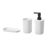 STORAVAN 3-piece bathroom set, white