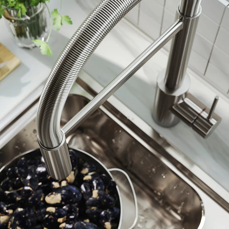 part: SALLSJÖN kitchen mixer tap pull down w spray
