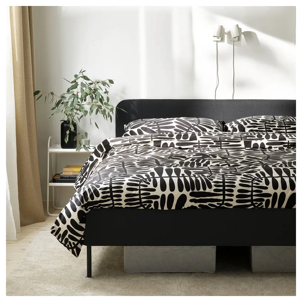 part: SLATTUM upholstered bed frame