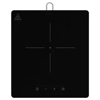 TILLREDA portable induction hob, 1 zone white, Width 27 x Depth 30.5 x Height 6.2 cm
