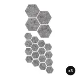 TRIXIG set: stick-on floor protectors set of 20 x3