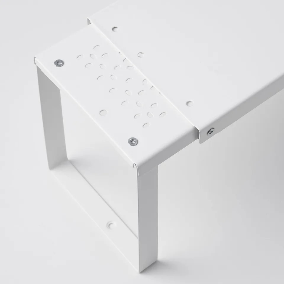 VARIERA shelf insert, adds cabinet storage, connects horizontally or vertically.
