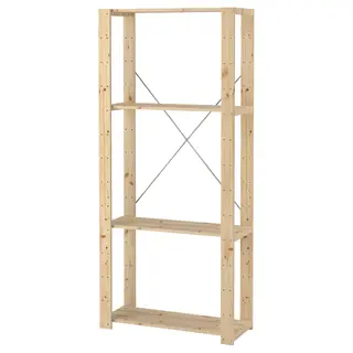 HEJNE 1 section, softwood, 78x31x171 cm