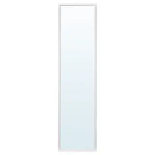 LILJETRÄD mirror, white, 30x115 cm