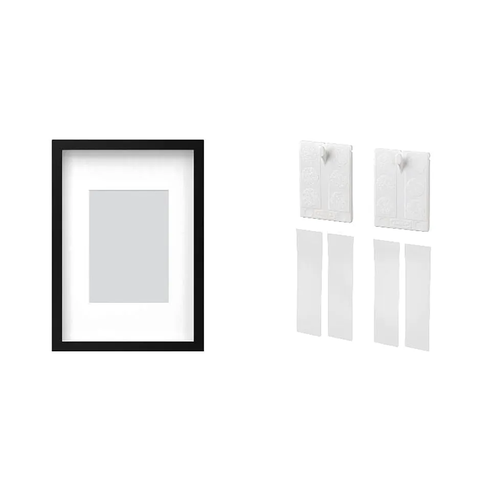 frame + adhesive hook ×2, photo 1