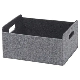 BESTÅ box, grey, Width 25 x Depth 31 x Height 15.0 cm