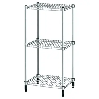 OMAR shelving unit, galvanised, 46x36x94 cm