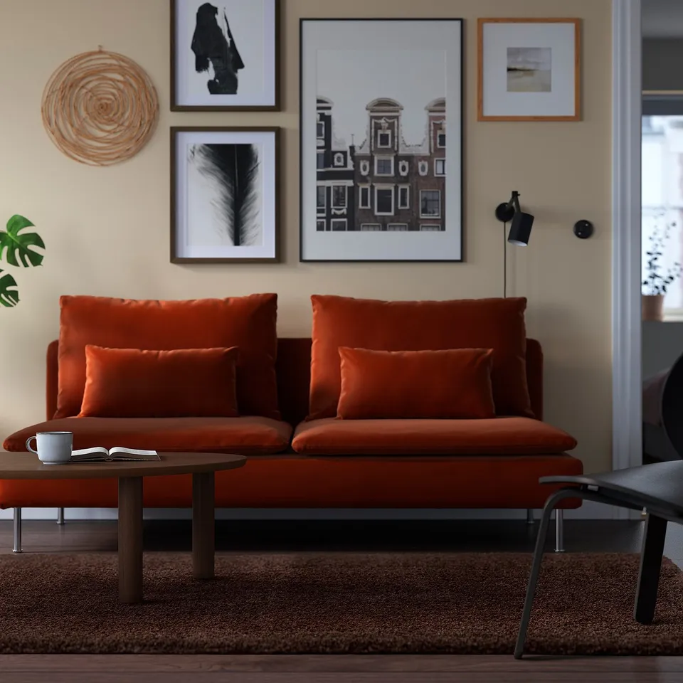 BREVBÄRARE Rug, high pile, deep brown, 160x230 cm