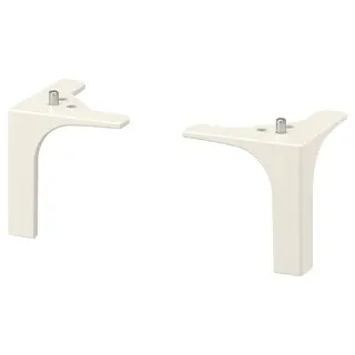NANNARP leg, white, Width 100 x Depth 100 x Height 100 mm
