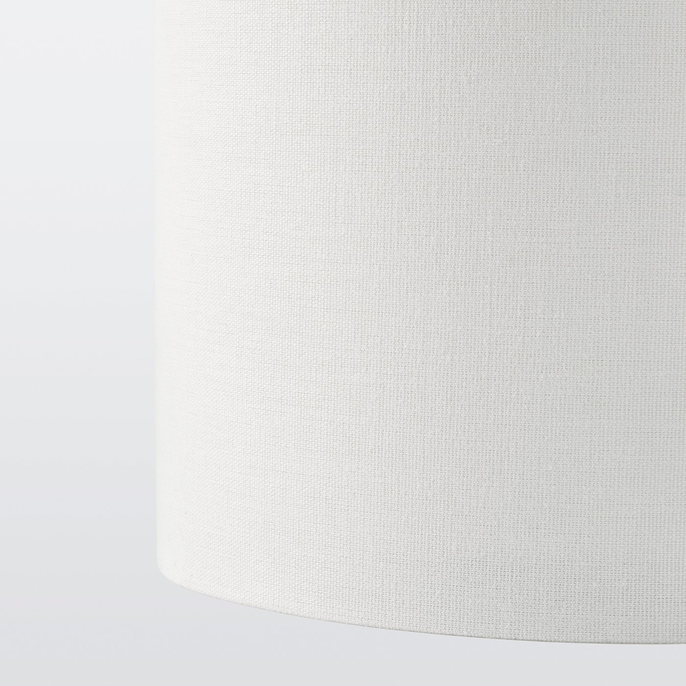 White lamp shade, smooth texture, clean design.