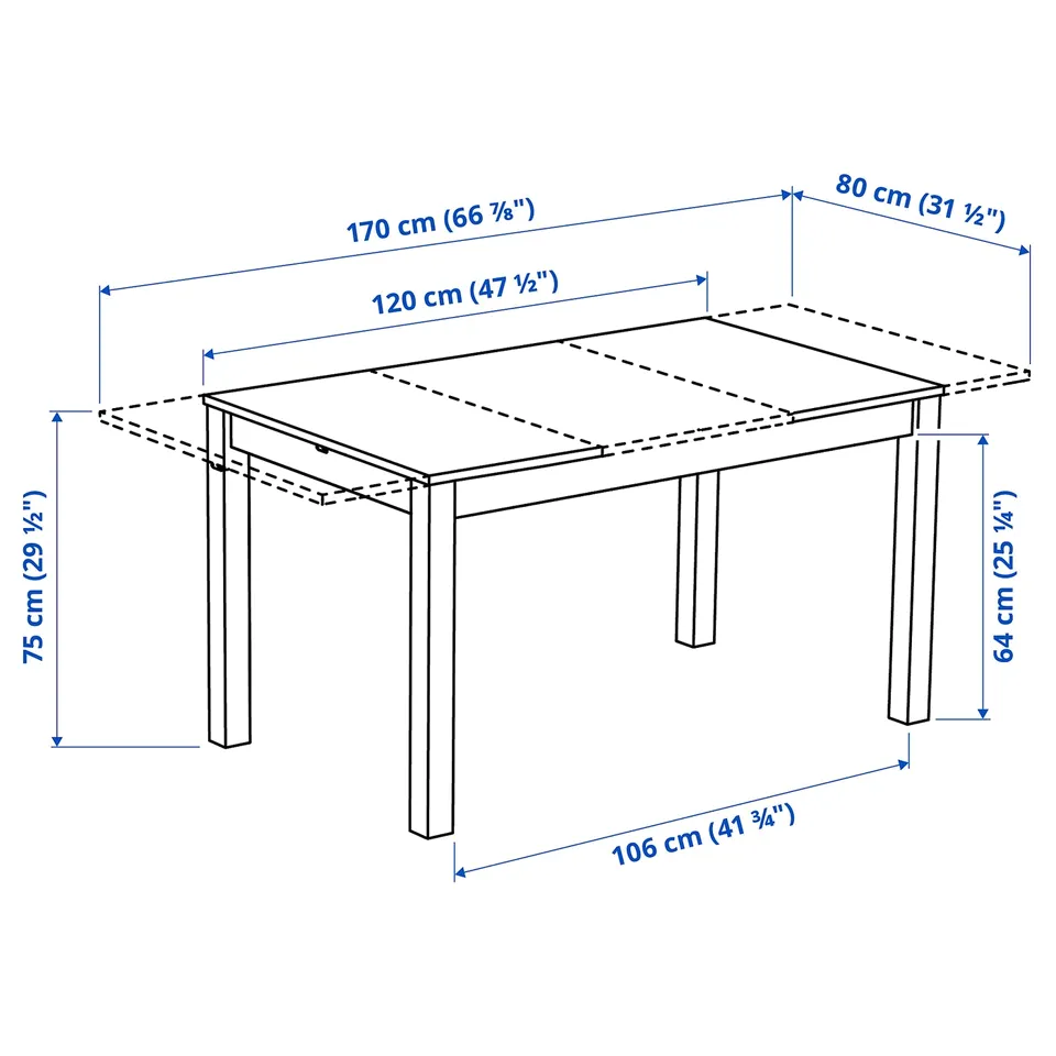 part: ÅLHULT extendable table