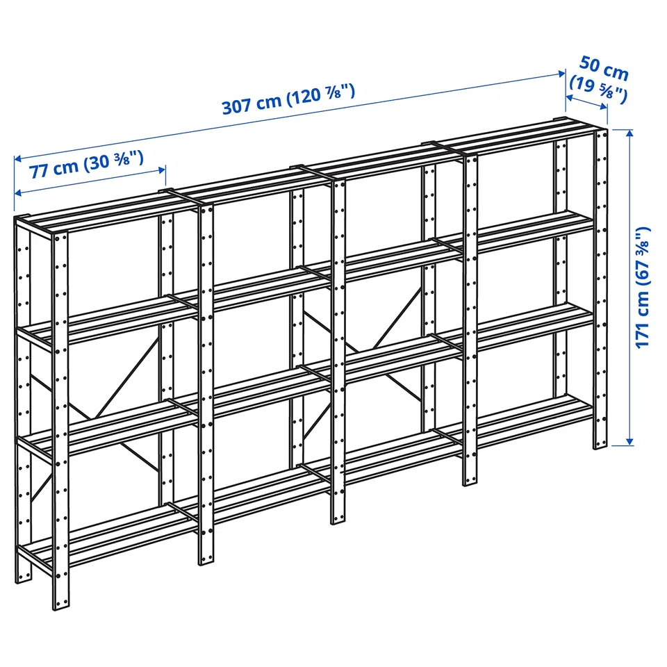 Illustration with measurements for the product: HEJNE.