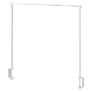 HELGEÖ decorating rod for table, white adjustable/outdoor indoor, 115/235x116 cm