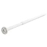 BOTAREN shower curtain rod, white, 120-200 cm