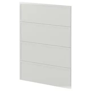 METOD 4 fronts for dishwasher, Aspudden light grey, 60 cm