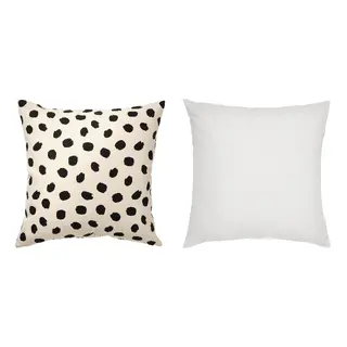 FJÄDRAR/ODDNY set: cushion cover + cushion pad