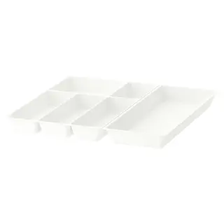 UPPDATERA cutlery tray/utensil tray, white, 52x50 cm