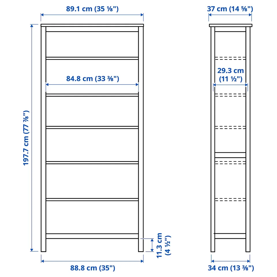 part: HEMNES bookcase