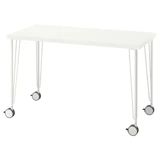 LAGKAPTEN / KRILLE desk, white, 120x60 cm