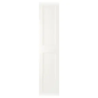 GRIMO door with hinges, white, 50x229 cm