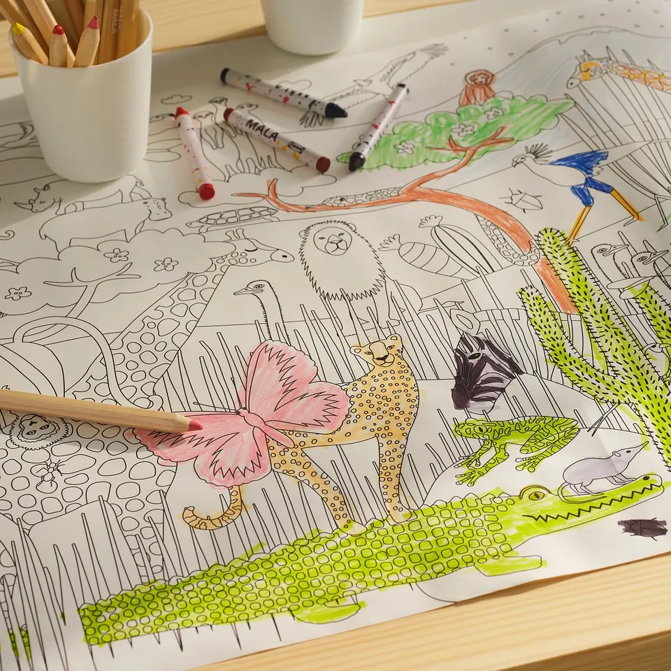 part: SANDLÖPARE colouring paper roll