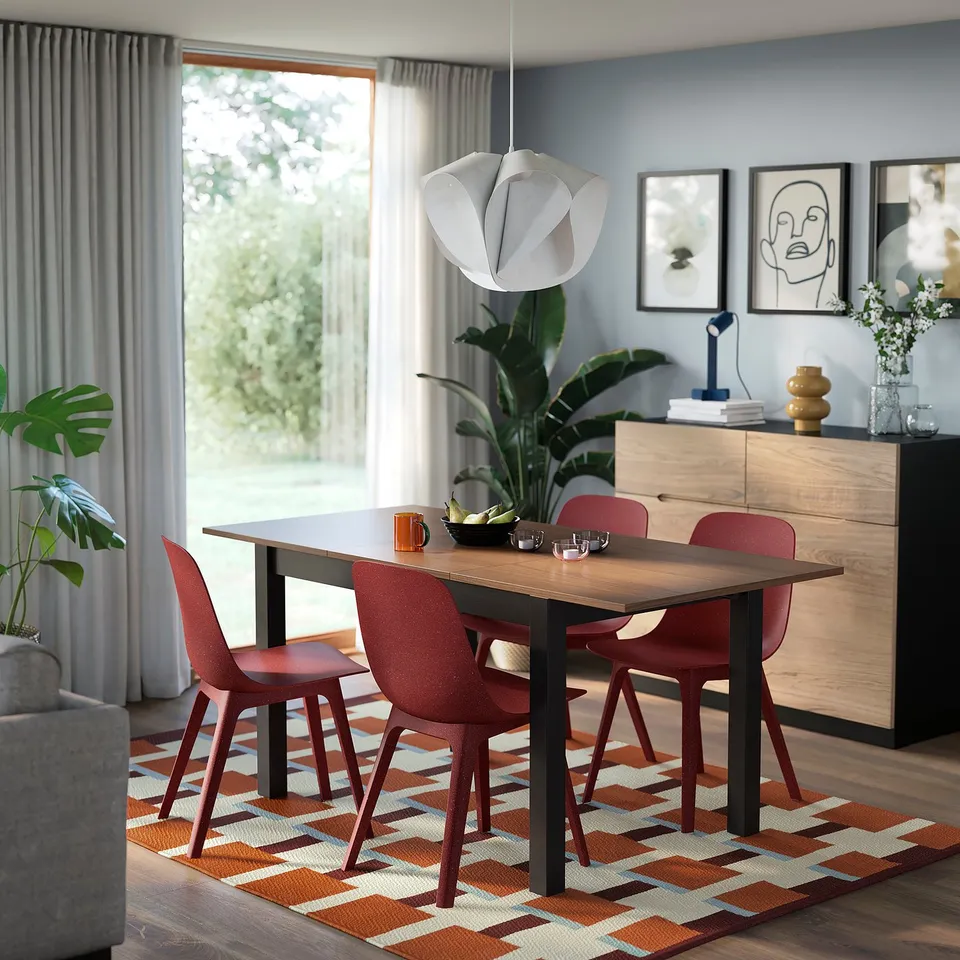 part: ÅLHULT / ODGER table and 4 chairs