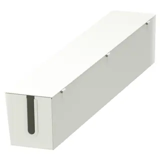 MITTZON cable box for frm w cstrs, white, Width 80 x Depth 13 cm