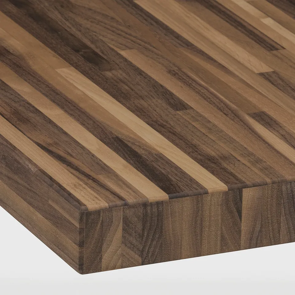 PINNARP Worktop, walnut/veneer, 246x3.8 cm
