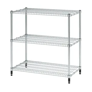 OMAR shelving unit, galvanised, Width 92 x Depth 50 x Height 94 cm