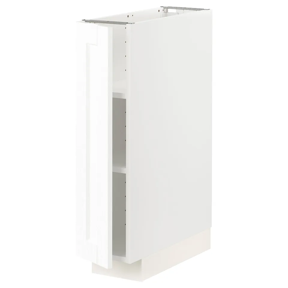 METOD kitchen unit - white. Modern design with adjustable shelves, sturdy construction.