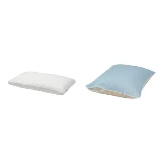 BERGVEN/KEJSAROLVON set: pillow, high + pillow protector