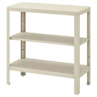 KOLBJÖRN shelving unit in/outdoor, beige, 80x81 cm