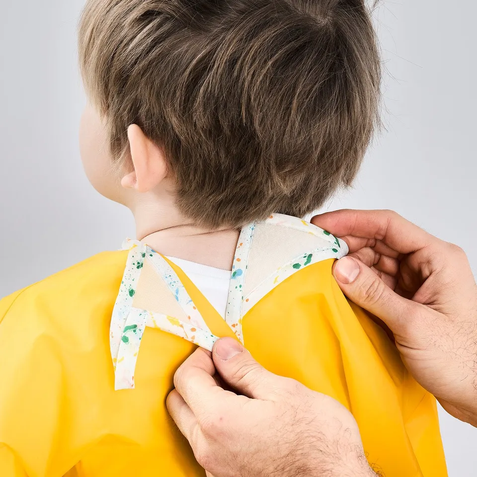 part: MÅLA apron with long sleeves