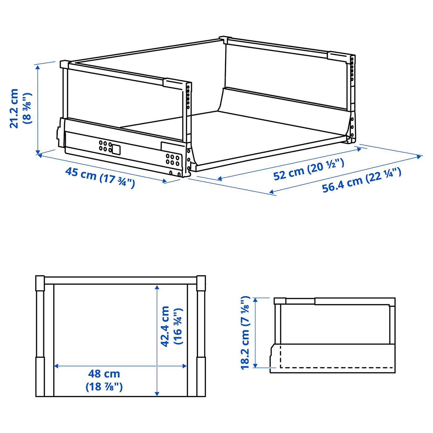 part: MAXIMERA drawer, high