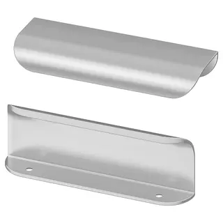 BILLSBRO handle, stainless steel colour, 120 mm