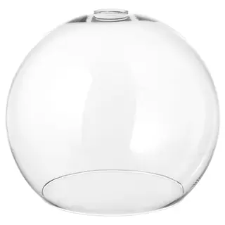 JAKOBSBYN pendant lamp shade, clear glass, 30 cm