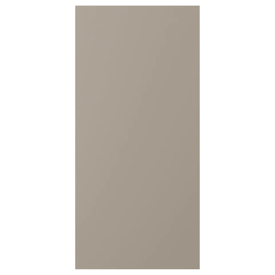 UPPLÖV cover panel, beige, rectangular, smooth matte finish.